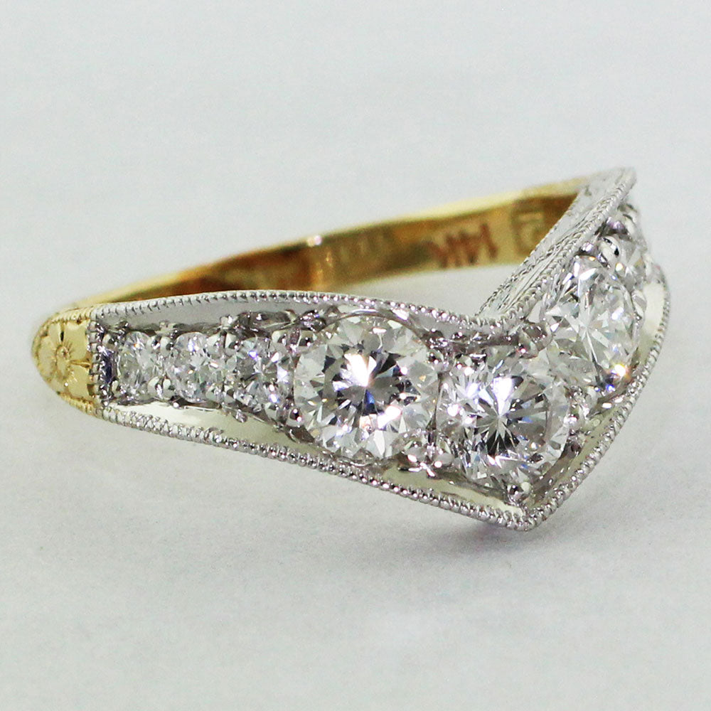 Custom womans diamond engagement ring web01